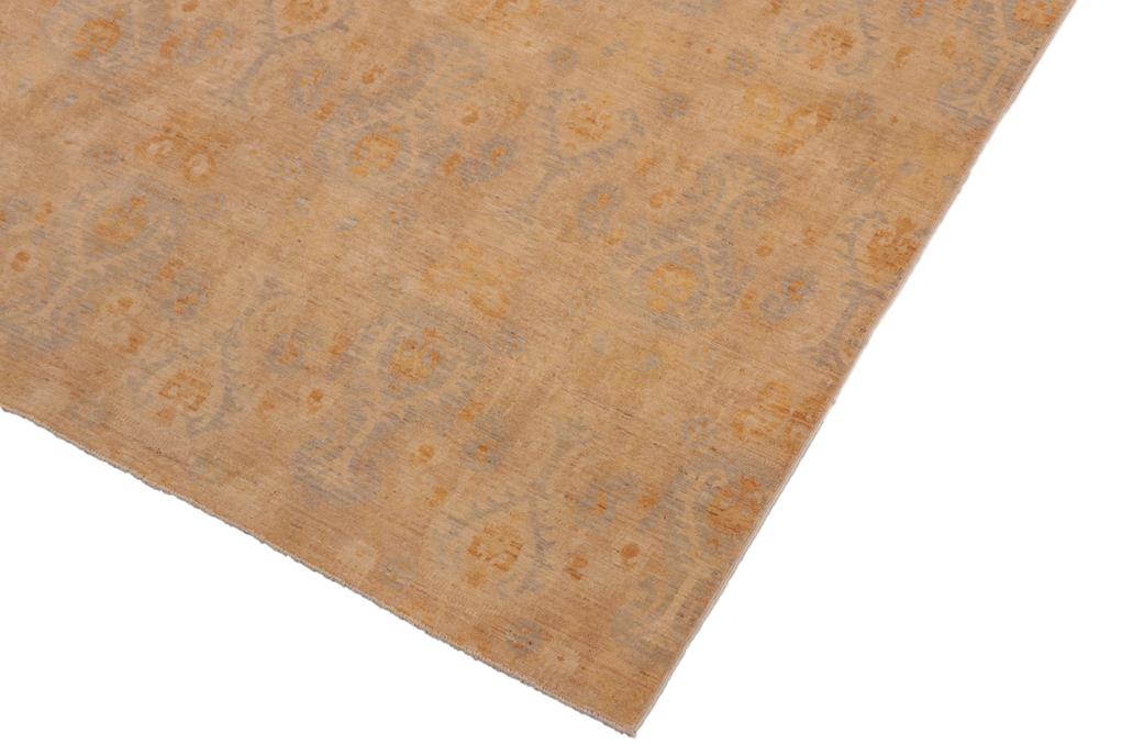 handmade Transitional Kafkaz Chobi Ziegler Beige Rust Hand Knotted RECTANGLE 100% WOOL area rug 8 x 10