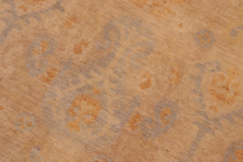 handmade Transitional Kafkaz Chobi Ziegler Beige Rust Hand Knotted RECTANGLE 100% WOOL area rug 8 x 10