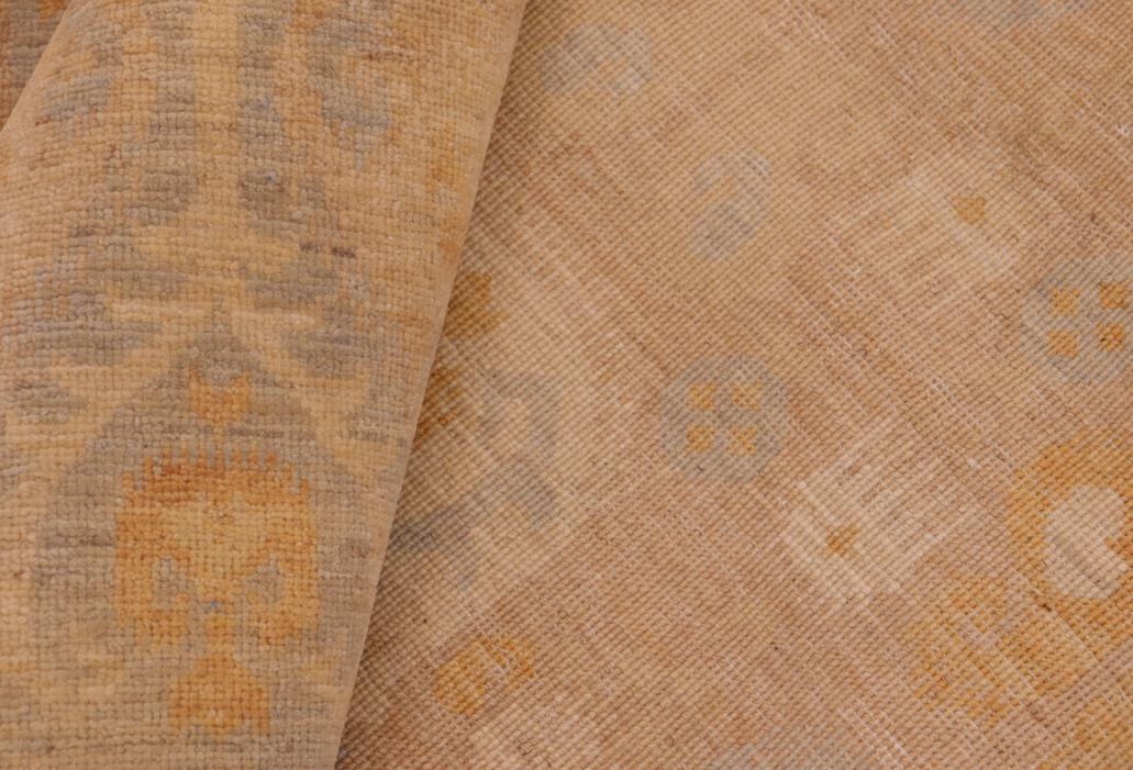handmade Transitional Kafkaz Chobi Ziegler Beige Rust Hand Knotted RECTANGLE 100% WOOL area rug 8 x 10