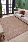 handmade Transitional Kafkaz Chobi Ziegler Lt. Brown Gray Hand Knotted RECTANGLE 100% WOOL area rug 9 x 11
