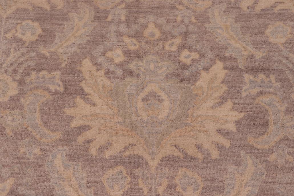 handmade Transitional Kafkaz Chobi Ziegler Lt. Brown Gray Hand Knotted RECTANGLE 100% WOOL area rug 9 x 11