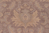 handmade Transitional Kafkaz Chobi Ziegler Lt. Brown Gray Hand Knotted RECTANGLE 100% WOOL area rug 9 x 11