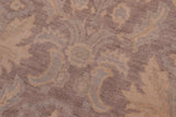 handmade Transitional Kafkaz Chobi Ziegler Lt. Brown Gray Hand Knotted RECTANGLE 100% WOOL area rug 9 x 11