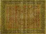 Vintage Rustic Jim Red/Brown Wool Rug - 8'3'' x 11'7''