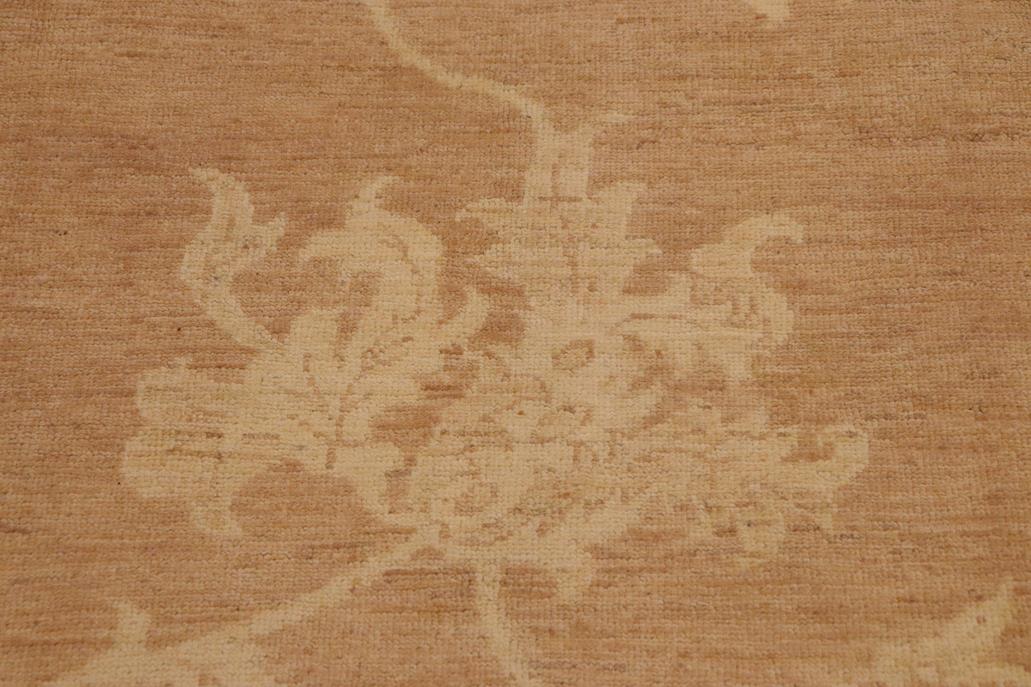 handmade Transitional Kafkaz Chobi Ziegler Lt. Brown Beige Hand Knotted RECTANGLE 100% WOOL area rug 9 x 11