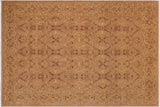 handmade Transitional Kafkaz Chobi Ziegler Tan Lt. Green Hand Knotted RECTANGLE 100% WOOL area rug 9 x 12