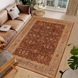 handmade Traditional Kafkaz Chobi Ziegler Brown Gray Hand Knotted RECTANGLE 100% WOOL area rug 9 x 11