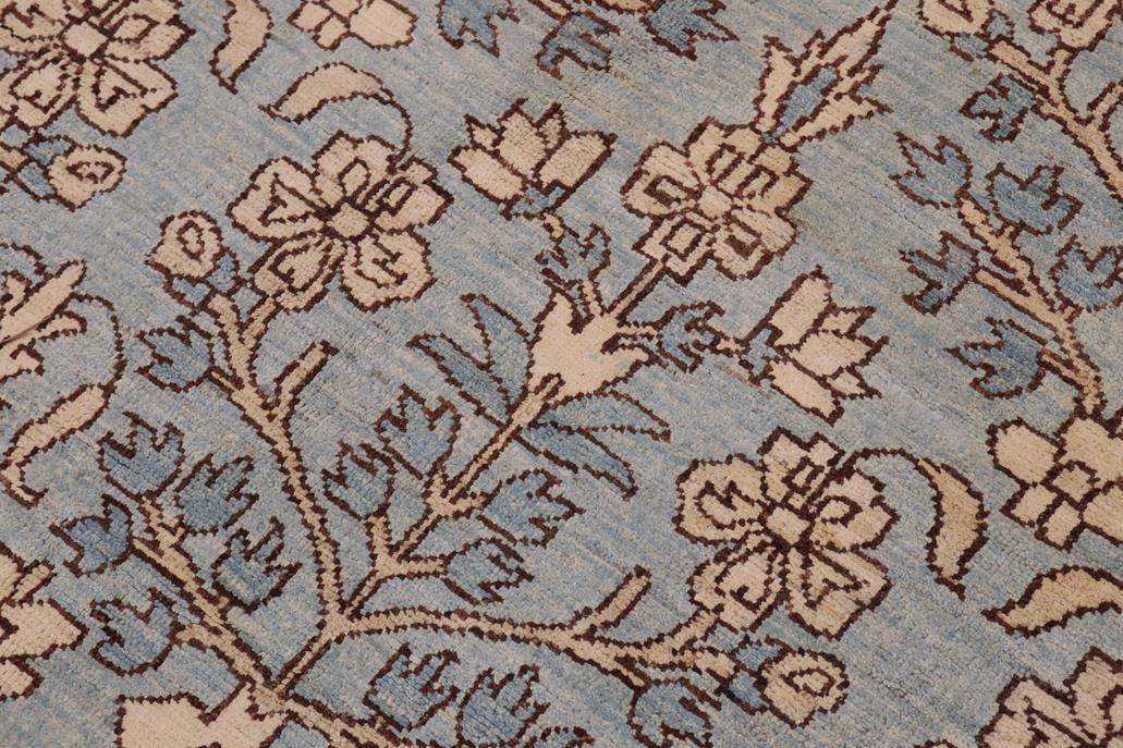 handmade Transitional Kafkaz Chobi Ziegler Lt. Green Lt. Green Hand Knotted RECTANGLE 100% WOOL area rug 12 x 18