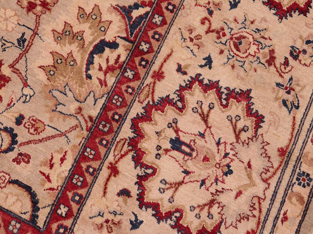 handmade Traditional Sultan Gray Lt. Brown Hand Knotted RECTANGLE 100% WOOL area rug 8x10