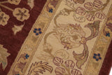 handmade Traditional Kafkaz Chobi Ziegler Sienna Tan Hand Knotted RECTANGLE 100% WOOL area rug 9 x 11