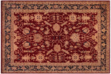 handmade Traditional Kafkaz Chobi Ziegler Red Blue Hand Knotted RECTANGLE 100% WOOL area rug 9 x 12