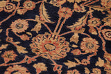 handmade Traditional Kafkaz Chobi Ziegler Blue Salmon Hand Knotted RECTANGLE 100% WOOL area rug 9 x 12