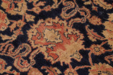 handmade Traditional Kafkaz Chobi Ziegler Blue Salmon Hand Knotted RECTANGLE 100% WOOL area rug 9 x 12