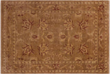 handmade Traditional Kafkaz Chobi Ziegler Taupe Beige Hand Knotted RECTANGLE 100% WOOL area rug 9 x 12