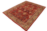 handmade Traditional Kafkaz Chobi Ziegler Red Olive Green Hand Knotted RECTANGLE 100% WOOL area rug 9 x 11
