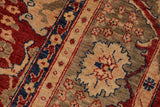 handmade Traditional Kafkaz Chobi Ziegler Red Olive Green Hand Knotted RECTANGLE 100% WOOL area rug 9 x 11