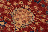 handmade Traditional Kafkaz Chobi Ziegler Red Olive Green Hand Knotted RECTANGLE 100% WOOL area rug 9 x 11