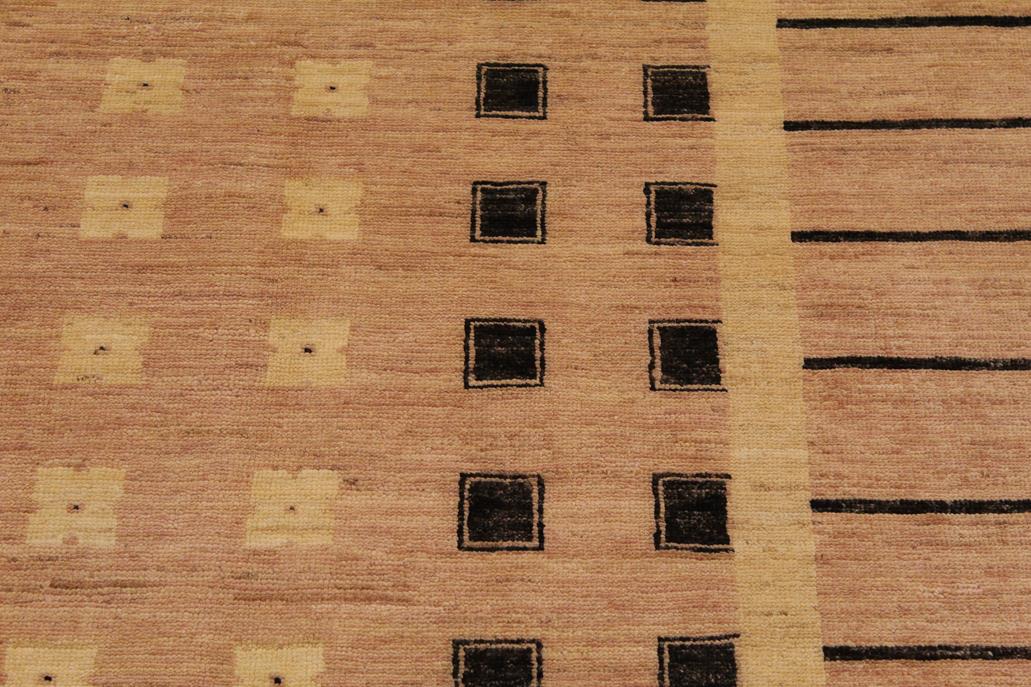 handmade Transitional Kafkaz Chobi Ziegler Nude Tan Hand Knotted RECTANGLE 100% WOOL area rug 9 x 12