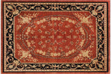 Boho Chic Ziegler Michelin Rust Black Hand-Knotted Wool Rug - 9'0'' x 11'6''