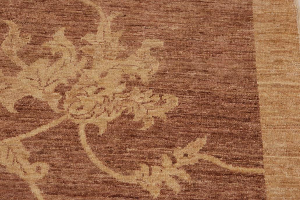 handmade Transitional Kafkaz Chobi Ziegler Lt. Brown Tan Hand Knotted RECTANGLE 100% WOOL area rug 9 x 12