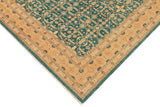 handmade Transitional Kafkaz Chobi Ziegler Lt. Green Nude Hand Knotted RECTANGLE 100% WOOL area rug 9 x 12