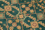 handmade Transitional Kafkaz Chobi Ziegler Lt. Green Nude Hand Knotted RECTANGLE 100% WOOL area rug 9 x 12