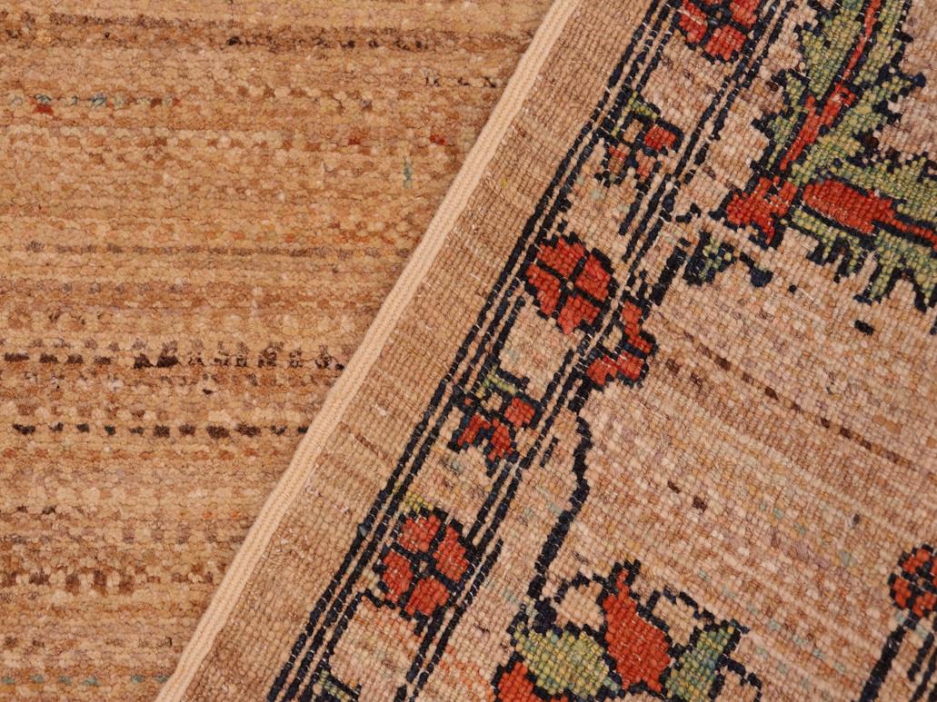 Boho Chic Gabbeh Reatha Beige/Rust Wool Rug - 5'11'' x 9'0''