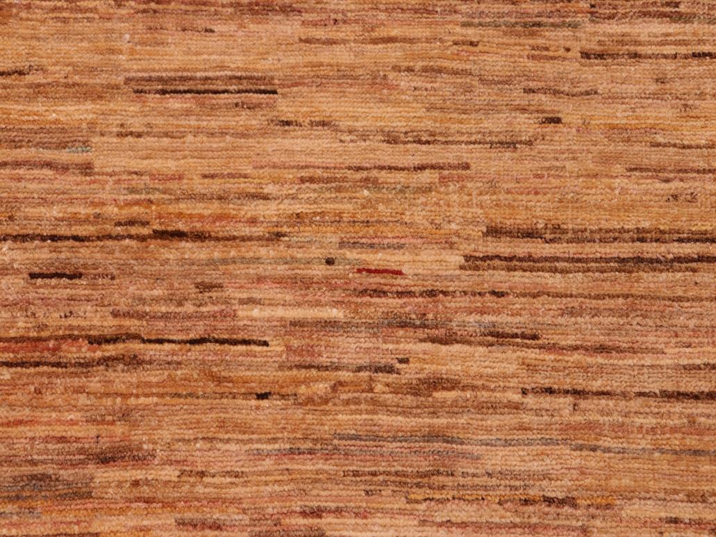 Modern Gabbeh Margart Beige/Rust Wool Rug - 6'3'' x 7'9''