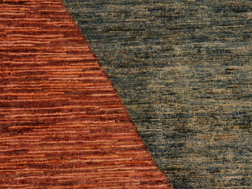 Boho Chic Gabbeh Irina Rust/Brown Wool Rug - 6'7'' x 9'10''