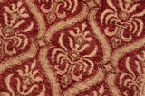 handmade Transitional Kafkaz Chobi Ziegler Red Tan Hand Knotted RECTANGLE 100% WOOL area rug 6 x 9