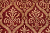 handmade Transitional Kafkaz Chobi Ziegler Red Tan Hand Knotted RECTANGLE 100% WOOL area rug 6 x 9