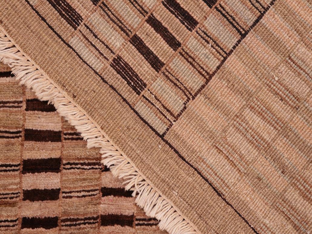 Shabby Chic Gabbeh Sherly Beige/Tan Wool Rug - 5'10'' x 8'6''