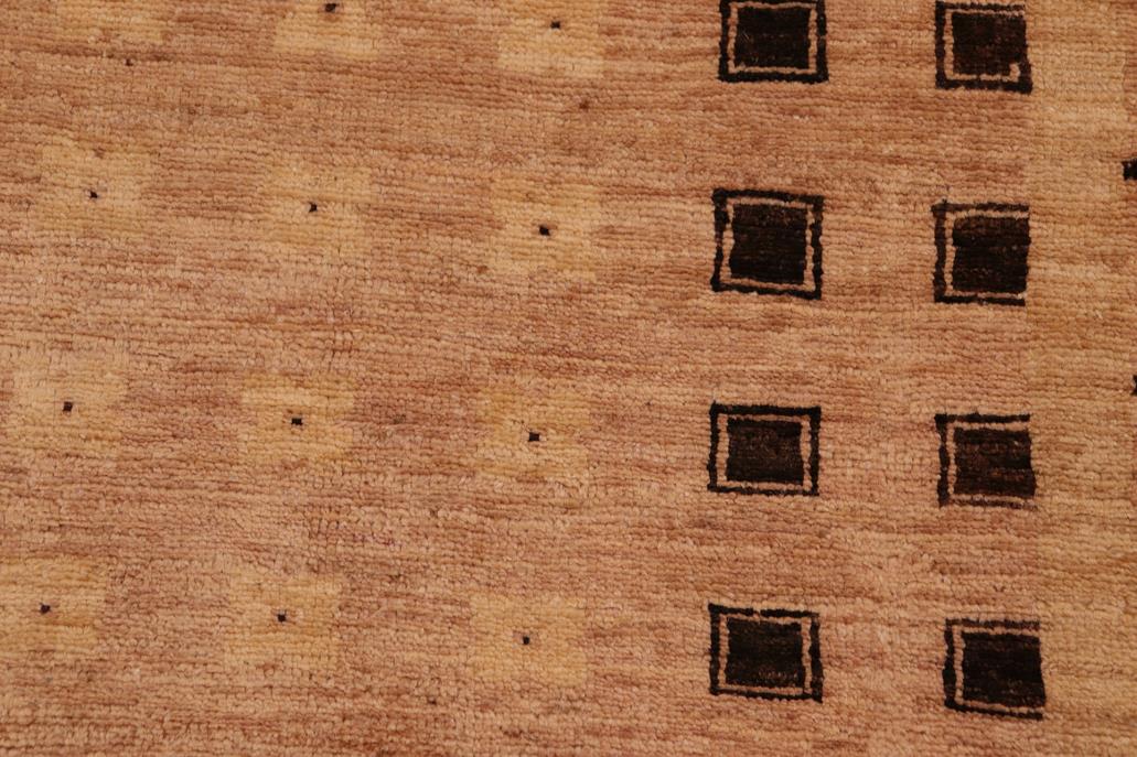 handmade Transitional Kafkaz Chobi Ziegler Tan Black Hand Knotted RECTANGLE 100% WOOL area rug 6 x 9
