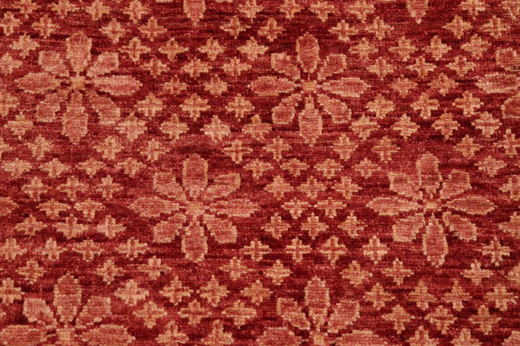 handmade Transitional Kafkaz Chobi Ziegler Red Tan Hand Knotted RECTANGLE 100% WOOL area rug 6 x 9