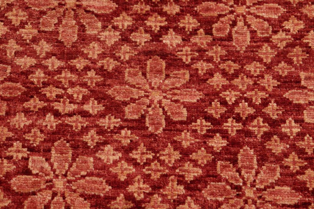 handmade Transitional Kafkaz Chobi Ziegler Red Tan Hand Knotted RECTANGLE 100% WOOL area rug 6 x 9