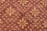 handmade Transitional Kafkaz Chobi Ziegler Red Gold Hand Knotted RECTANGLE 100% WOOL area rug 6 x 9