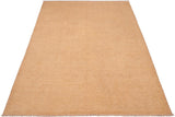 handmade Transitional Kafkaz Chobi Ziegler Tan Tan Hand Knotted RECTANGLE 100% WOOL area rug 6 x 9