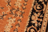 handmade Traditional Kafkaz Chobi Ziegler Rust Black Hand Knotted RECTANGLE 100% WOOL area rug 6 x 9