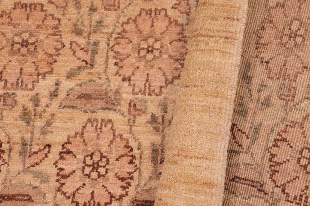 handmade Transitional Kafkaz Chobi Ziegler Red Tan Hand Knotted RECTANGLE 100% WOOL area rug 6 x 9