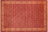 Bohemien Ziegler Isaura Red Gold Hand-Knotted Wool Rug - 5'11'' x 8'10''