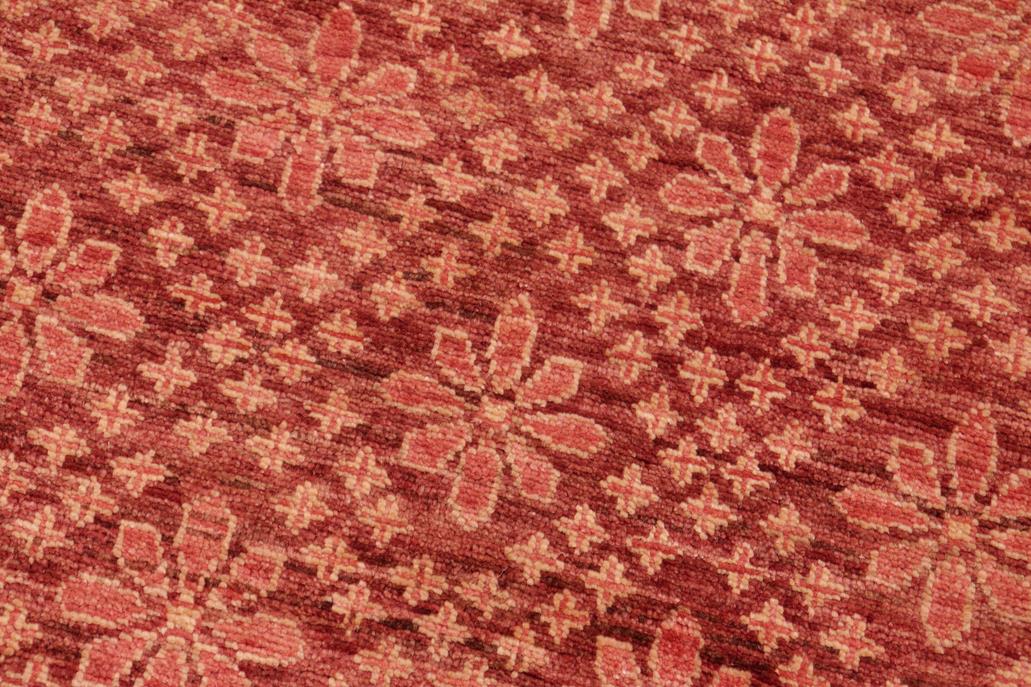 handmade Transitional Kafkaz Chobi Ziegler Red Gold Hand Knotted RECTANGLE 100% WOOL area rug 6 x 9