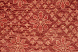 handmade Transitional Kafkaz Chobi Ziegler Red Gold Hand Knotted RECTANGLE 100% WOOL area rug 6 x 9