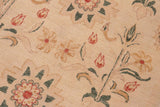 handmade Transitional Kafkaz Chobi Ziegler Tan Green Hand Knotted RECTANGLE 100% WOOL area rug 6 x 9
