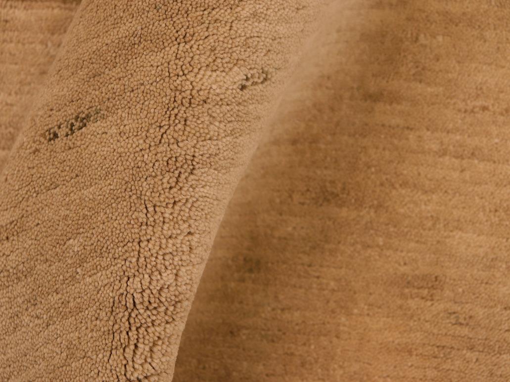 handmade Modern Art Deco Tan Green Hand Knotted RECTANGLE 100% WOOL area rug 6x9