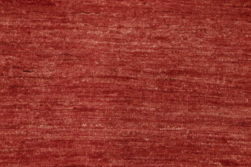 Handmade Kafakz Chobi Ziegler Modern Contemporary Red Red Hand Knotted Rectangel Hand Knotted 100% Vegetable Dyed wool area rug 6 x 8