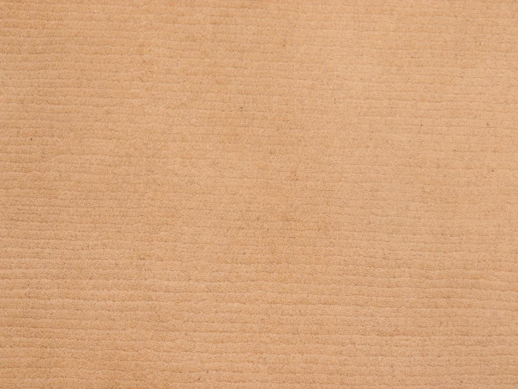 handmade Modern Art Deco Tan Brown Hand Knotted RECTANGLE 100% WOOL area rug 6x9