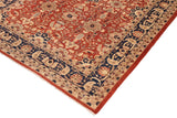 handmade Traditional Kafkaz Chobi Ziegler Rust Drk. Blue Hand Knotted RECTANGLE 100% WOOL area rug 10 x 14