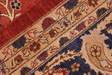 handmade Traditional Kafkaz Chobi Ziegler Rust Drk. Blue Hand Knotted RECTANGLE 100% WOOL area rug 10 x 14