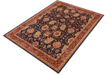 handmade Traditional Kafkaz Chobi Ziegler Blue Lt. Brown Hand Knotted RECTANGLE 100% WOOL area rug 10 x 14