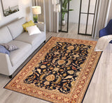 handmade Traditional Kafkaz Chobi Ziegler Blue Red Hand Knotted RECTANGLE 100% WOOL area rug 10 x 14